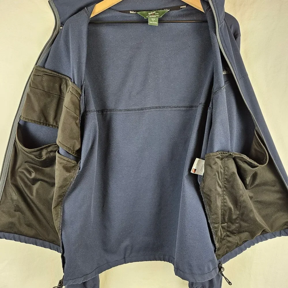 Woolrich lightweight zipup jacket, navy dark‎ blue, men's size XL